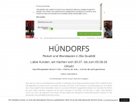 huendorfs-biofleischerei.de Webseite Vorschau