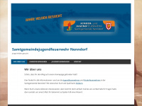 jugend.feuerwehr-sgnenndorf.org Webseite Vorschau