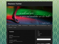 klezmerstechter.de Webseite Vorschau