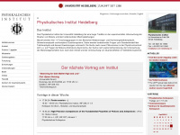 physi.uni-heidelberg.de Webseite Vorschau