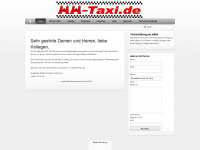 hh-taxi.de Webseite Vorschau