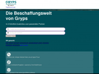 gryps.ch Webseite Vorschau