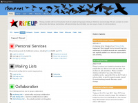 riseup.net Webseite Vorschau