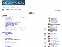 objectivistliving.com Webseite Vorschau
