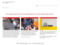lean-management-institut.ch Webseite Vorschau