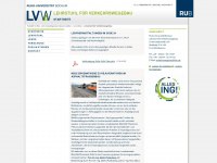 lvw.ruhr-uni-bochum.de Webseite Vorschau