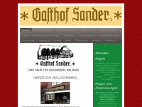 gasthof-sander.de Webseite Vorschau