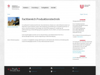 produktionstechnik.uni-bremen.de Webseite Vorschau