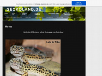 geckoland.de.tl Webseite Vorschau