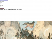 friedhof-der-maerzgefallenen.de Webseite Vorschau