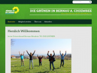 gruene-bernau.de Webseite Vorschau