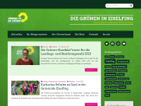 gruene-eiselfing.de Webseite Vorschau
