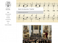 kath-kirchenchor-baden.ch Webseite Vorschau