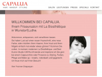 capalua.de Webseite Vorschau