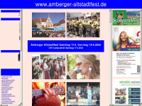amberger-altstadtfest.de Webseite Vorschau