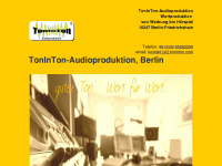 toninton.com Webseite Vorschau