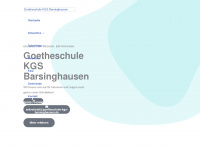 goetheschule-barsinghausen.de Webseite Vorschau