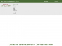 ferienhof-saathoff.de Webseite Vorschau