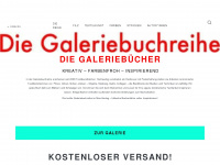 galeriebuch.de Webseite Vorschau
