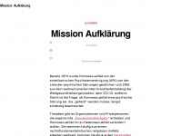 mission-aufklaerung.de Webseite Vorschau