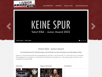 junior-award.de Webseite Vorschau