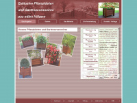 exklusivepflanzkästen.de Webseite Vorschau