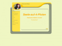 seele-auf-4-pfoten.de Webseite Vorschau