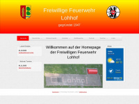 feuerwehr-lohhof.de Webseite Vorschau