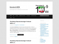 nanotech-nrw.de Webseite Vorschau