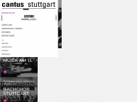 cantus-stuttgart.de Webseite Vorschau
