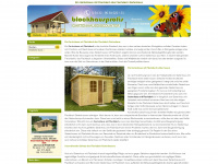 gartenhaus-flachdach.com Webseite Vorschau