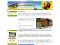 gartenhaus-pultdach.com Webseite Vorschau