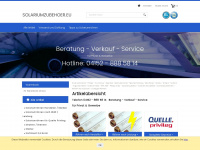solariumzubehoer.eu Webseite Vorschau
