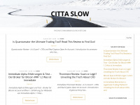 citta-slow.de Webseite Vorschau