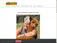 west-alpacas.com Webseite Vorschau