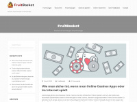 fruitbasket.at Webseite Vorschau