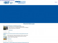 ihf.rwth-aachen.de Webseite Vorschau