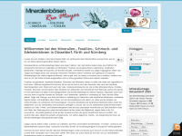 mineralienboersen-riamayer.de Webseite Vorschau