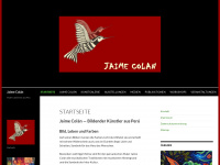 jaime-colan.de Webseite Vorschau