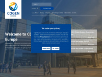 cogeneurope.eu Webseite Vorschau