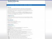 handla-online.org Webseite Vorschau