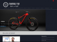 fahrradpur.com Webseite Vorschau