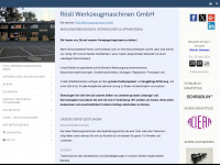 roesli-maschinen.ch Webseite Vorschau