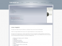 top-host.ch Webseite Vorschau