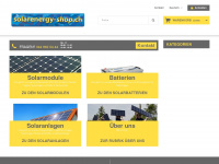 solarenergy-shop.ch Webseite Vorschau