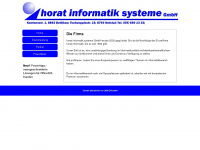 horat-informatik.ch Webseite Vorschau