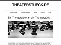 theaterstueck.de Webseite Vorschau