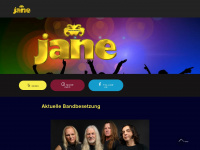 jane-band.com Webseite Vorschau