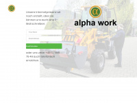 alpha-work.de Webseite Vorschau