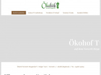 oekohof-tuch.de Webseite Vorschau
